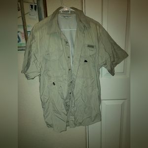 Beige Columbia PFG shirt size Large